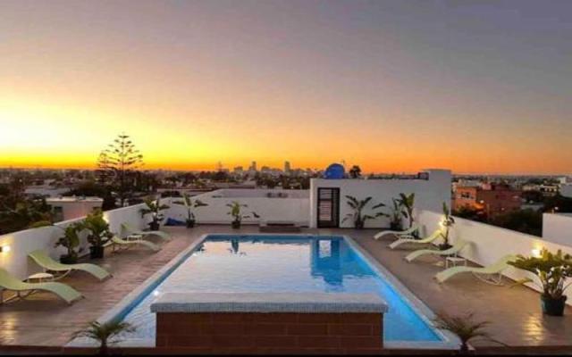 Superbe Appartement avec piscine sur Rooftop Casablanca